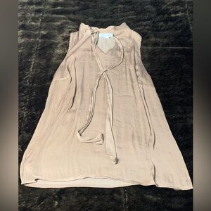 Madison Grey Tan Sleeveless Top